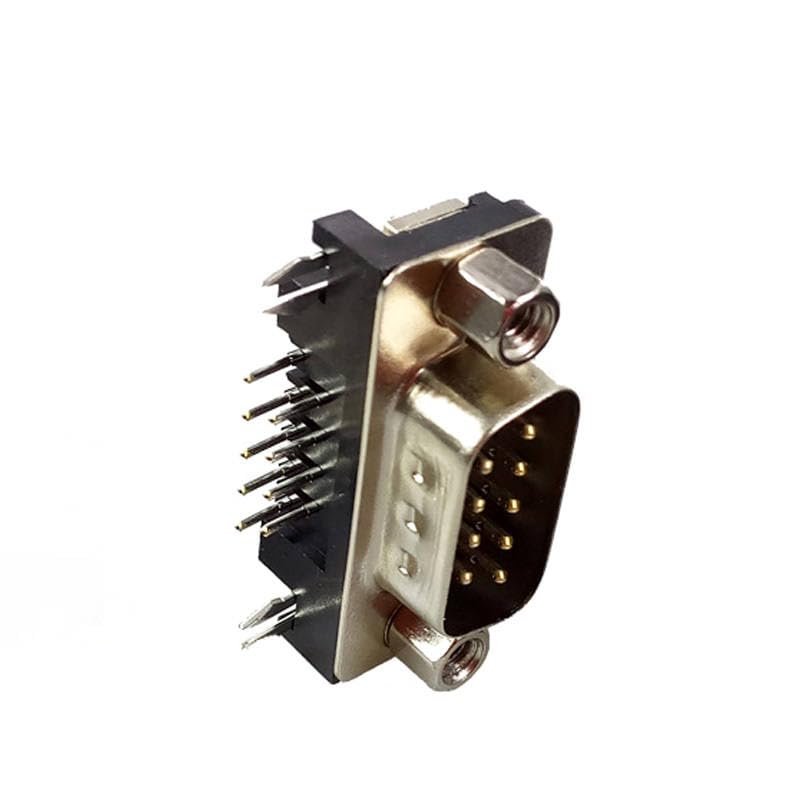 100pcs/lot 9 PIN D-SUB Connector DB 9Pin Terminal Kit Parallel Interface Adapter DB 9 PIN D-SUB Connector Male Plug PCB Adapter