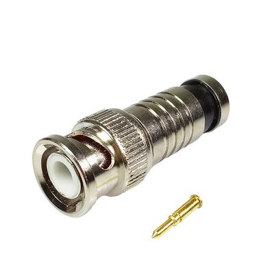 10pcs/lot BNC Male Plug Cord Compression Connector BNC Insulation for CCTV Surveillance System