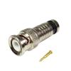 10pcs/lot BNC Male Plug Cord Compression Connector BNC Insulation for CCTV Surveillance System view 1