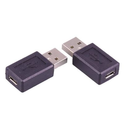 10pcs/lot USB2.0 Type A Male Plug to 5 PIN Micro USB Female Connector USB Coupler Adapter USB M/F Converter
