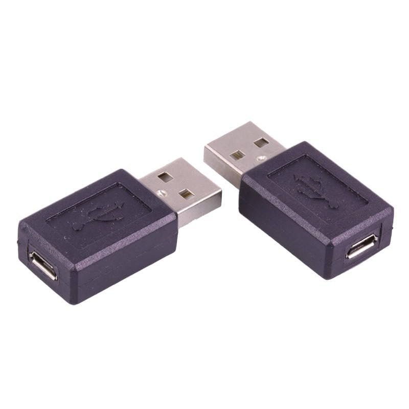 10pcs/lot USB2.0 Type A Male Plug to 5 PIN Micro USB Female Connector USB Coupler Adapter USB M/F Converter