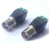 100pcs BNC Female Jack to 2-Pole AV Video Balun Adapter for CCTV Camera Video Balun AV Screw Cable Terminal Wire Connector view 2