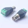 100pcs BNC Female Jack to 2-Pole AV Video Balun Adapter for CCTV Camera Video Balun AV Screw Cable Terminal Wire Connector view 4