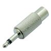 100pcs/lot 3.5mm Mono Male Plug to RCA Female Jack Socket Connector Nickel Plated 3.5mm Plug to RCA Jack Adapter view 2