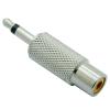 100pcs/lot 3.5mm Mono Male Plug to RCA Female Jack Socket Connector Nickel Plated 3.5mm Plug to RCA Jack Adapter view 4