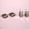 10pcs/lot USB PCB Connector A-Type Female Jack 180 Degree Straight Bend Feet Socket USB PCB Mount view 4
