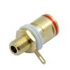 10pcs Gold Plated Straight Through Speaker Banana Plug Binding Post Loudspeaker Terminal Connector 5 Pairs Red+Black view 2
