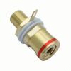 10pcs Gold Plated Straight Through Speaker Banana Plug Binding Post Loudspeaker Terminal Connector 5 Pairs Red+Black view 4