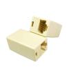 100pcs/lot Newtwork Ethernet LAN Cable Coupler Connector RJ45 CAT 5 5E Extender Plug Adapter Factory view 1