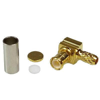 100pcs/lot MCX Right Angle Male Plug Adapter 90 Degree MCX Plug RF Cable Connector for Pigtail Cable RG316 RG174 RG178