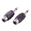 100pcs 3.5mm Plug to RCA Audio Adapter Nickel Plated 3.5mm Mono Male Plug to RCA Female Jack Connector RCA to 3.5mm Converter view 4