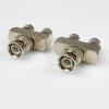 10pcs/lot 1 Male to 2 Female BNC Connector 1 BNC Plug to Dual BNC Jack Socket Connector Adapter for CCTV Camera view 3