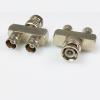 10pcs/lot 1 Male to 2 Female BNC Connector 1 BNC Plug to Dual BNC Jack Socket Connector Adapter for CCTV Camera view 4