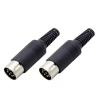 10pcs/lot 8 Pin DIN Male Plug Connector with Plastic Handle 8 PIN DIN Wire Converter 8 PIN Plug DIN DIY Keyboard/Mouse Cable view 1