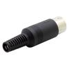 10pcs/lot 8 Pin DIN Male Plug Connector with Plastic Handle 8 PIN DIN Wire Converter 8 PIN Plug DIN DIY Keyboard/Mouse Cable view 3