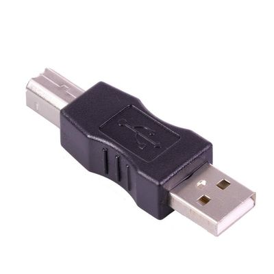 10pcs/lot USB 2.0 A-Type Male Plug to USB B-Type Male Connector USB A to B M/M Coupler Adapter USB Converter