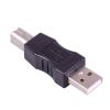 10pcs/lot USB 2.0 A-Type Male Plug to USB B-Type Male Connector USB A to B M/M Coupler Adapter USB Converter view 1