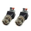 100pcs/lot BNC Plug AV Balun Connector CCTV Camera Video BNC Terminal AV Balun Press Button Converter R Connector CCTV Converter view 1