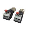 100pcs/lot BNC Plug AV Balun Connector CCTV Camera Video BNC Terminal AV Balun Press Button Converter R Connector CCTV Converter view 3