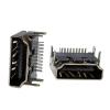 10pcs/lot HDMI 19Pin/F 90 PCB Mount Connector HDMI Female Right Angle Adapter 19 Pin 1.8mm Length HDMI Splitter/Switch view 1