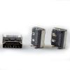10pcs/lot HDMI 19Pin/F 90 PCB Mount Connector HDMI Female Right Angle Adapter 19 Pin 1.8mm Length HDMI Splitter/Switch view 3