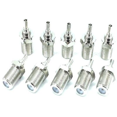 100PCS F to CRC9 Adapter F Female to CRC9 Pigtail Cable Antenna Connector for 3G 4G Modemping