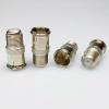 10pcs/lot Male Quick Plug to F Female Jack Socket Dual Connector Straight Adapter for ATSCTV CCTV TV Convertor view 2