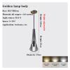 SteFik Chandelier Postmodern Light Luxury Chandelier Living Room Background Wall Simple Crystal Lighting Dining Room Bedroom Bedside - lamp,Pendant view 2