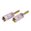 10pcs/lot Banana Connector Gold Plated Banana Plug Gold Plated Audio Speaker Plug Terminals Speaker Adapter view 4