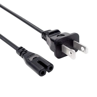 8ft Power Cord Replacement for Polk Audio React SW2 50W XT10 100W XT12 Subwoofer 2 Prong IEC C7 AC Power Cord Cable