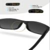 Bowyer 2 Pairs Replacement Nose Pads Compatible with Oakley Fives Squared/Pit Bull Sunglass-Black view 2