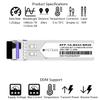 OPSTRAN 1000BASE-BX BiDi SFP Optical Transceiver Module Compatible with Brocade E1MG-BXD-20 1490nm-TX/1310nm-RX 20km DOM Simplex LC SMF view 2