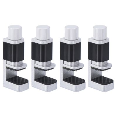 MECCANIXITY Phone Repair Clamp Adjustable Fastening Clamp Clip for Tablet LCD Screen Replacement, Screen Repair Clamp Pack of 4 (Silver+Black)