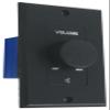 Rockville VOL70200 Black 200W 70V Volume Control Zone Controller, Single Gang, 12-Step Attenuation, Detachable Euro-Block, for Multi-Zone Audio Systems view 1
