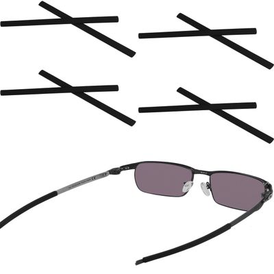 Bowyer 4 Pairs Replacement Ear Socks Compatible with Oakley Tincup/Pitchman/Wheel House Sunglass-Black
