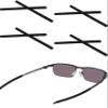 Bowyer 4 Pairs Replacement Ear Socks Compatible with Oakley Tincup/Pitchman/Wheel House Sunglass-Black view 1