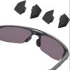 Bowyer 2 Pairs Replacement Nose Pads Compatible with Oakley Mercenary Sunglass-Black view 1