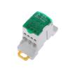 1 Piece Set UKK80A Terminal Block Rail Distribution Box Wire Connector red Yellow Blue Green (Color : GN) view 1