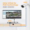 PANOOB NVR Security Camera System 5MP, 6pcs Outdoor Wired Bullet IP PoE Cameras w/Mic, AI Person Detection, 4K/8MP 8 Channel NVR with 2TB HDD, 110 Wide Angle, 100ft IR Night Vision, PB37F0608-5M view 2