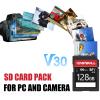 EASTBULL 5-Pack SD Card 128GB U3 V30 High-Speed 100MB/s Read Class 10 SD Card SDXC Memory Card for Camera, Full HD Video, with 5 Mini Case (128GB, 5 Pack) view 4