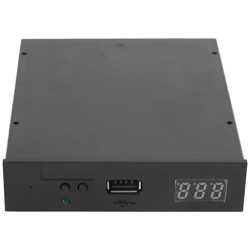 YTHYTHYTH for Version Sfr1M44-U100K Black 3.5 Inch 1.44Mb USB Ssd Floppy Drive Emulator for Yamaha Korg Roland Electronic Keyboard Gotek