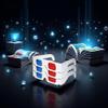 3Pcs Blue and Red Unisex 3D Stereo Glasses Foldable 3D Cardboard Glasses for Films, TV, Magazines and More Clever and Attractive,Accessories view 2