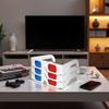 3Pcs Blue and Red Unisex 3D Stereo Glasses Foldable 3D Cardboard Glasses for Films, TV, Magazines and More Clever and Attractive,Accessories view 3
