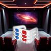 3Pcs Blue and Red Unisex 3D Stereo Glasses Foldable 3D Cardboard Glasses for Films, TV, Magazines and More Clever and Attractive,Accessories view 4