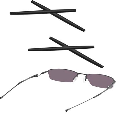 Bowyer 2 Pairs Replacement Ear Socks Compatible with Oakley Transistor/Lizard Sunglass-Black