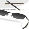 Bowyer 2 Pairs Replacement Ear Socks Compatible with Oakley Transistor/Lizard Sunglass-Black view 2