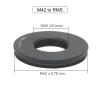 FSLMEIL Microscope Adapter Ring M42 to RMS, Aluminum, M42x0.75mm to RMS (20.2mm) Interface, 1x Adapter Ring Included view 2