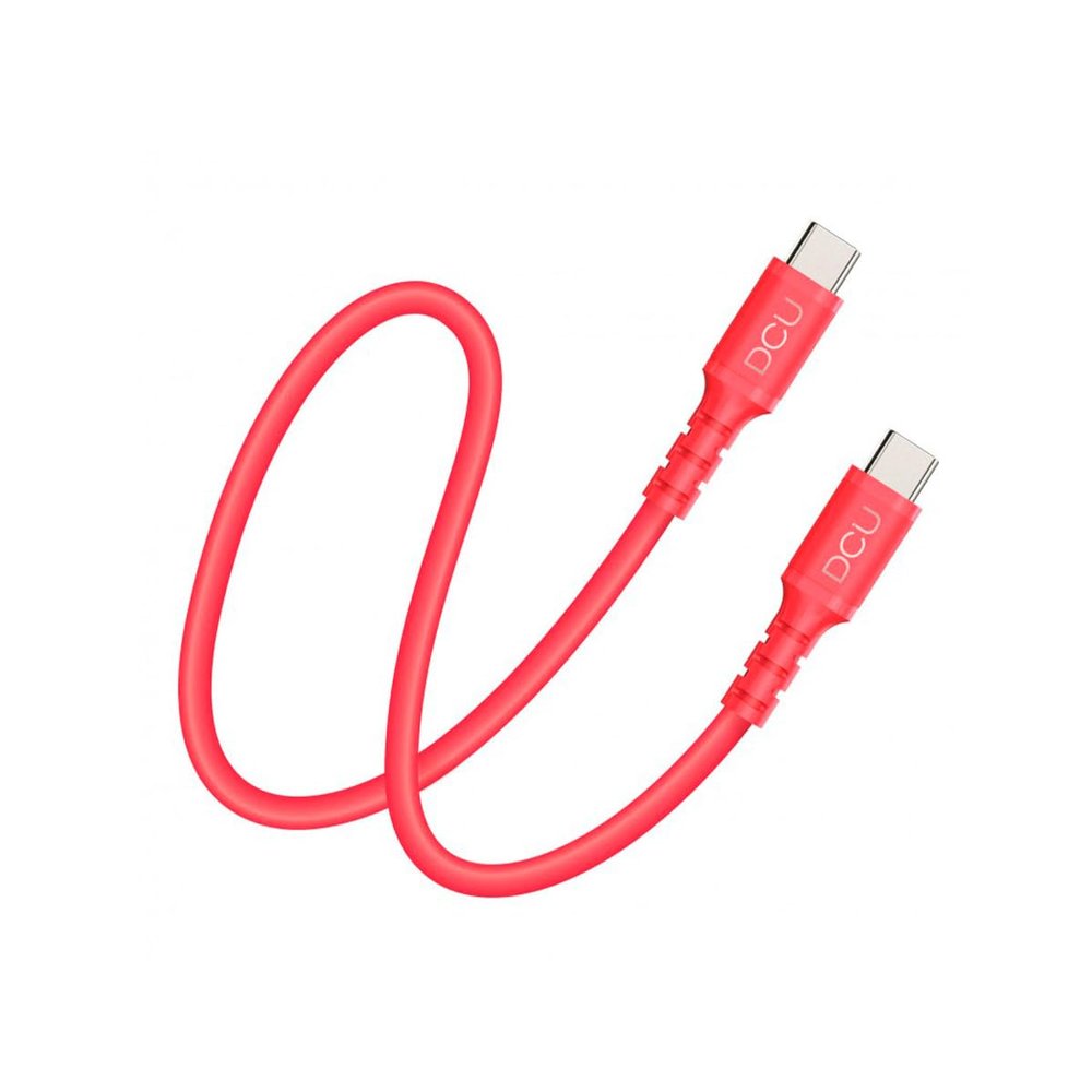 DCU Tecnologic USB Type C 2.0 to USB Type C 2.0 Cable Red 1m