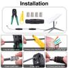 75ft Extension Cable Compatible with Starlink, Extend&Repair Mounting Accessories with IP68 Water Proof Connection, 1000M Protocl Pure Copper Data Transmission Surpport, Internet Replacement Tools Kit view 3