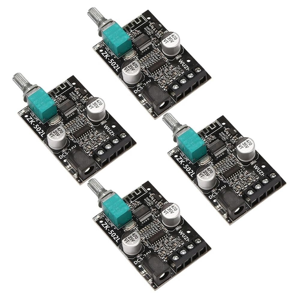 YTHYTHYTH for 4X 5.0 Wireless Audio Digital Power Amplifier Stereo Board 50Wx2 Amp Amplificador ZK-502L